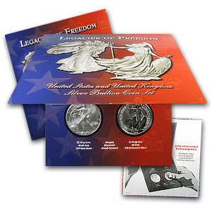 2003 2-Coin Legacies of Freedom Silver Coin Set 2003 2-Coin Legacies of Freedom Silver Coin Set