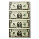 2003-A (F-Atlanta) $1.00 FRN CU (Fr#1931-F) 4 Uncut