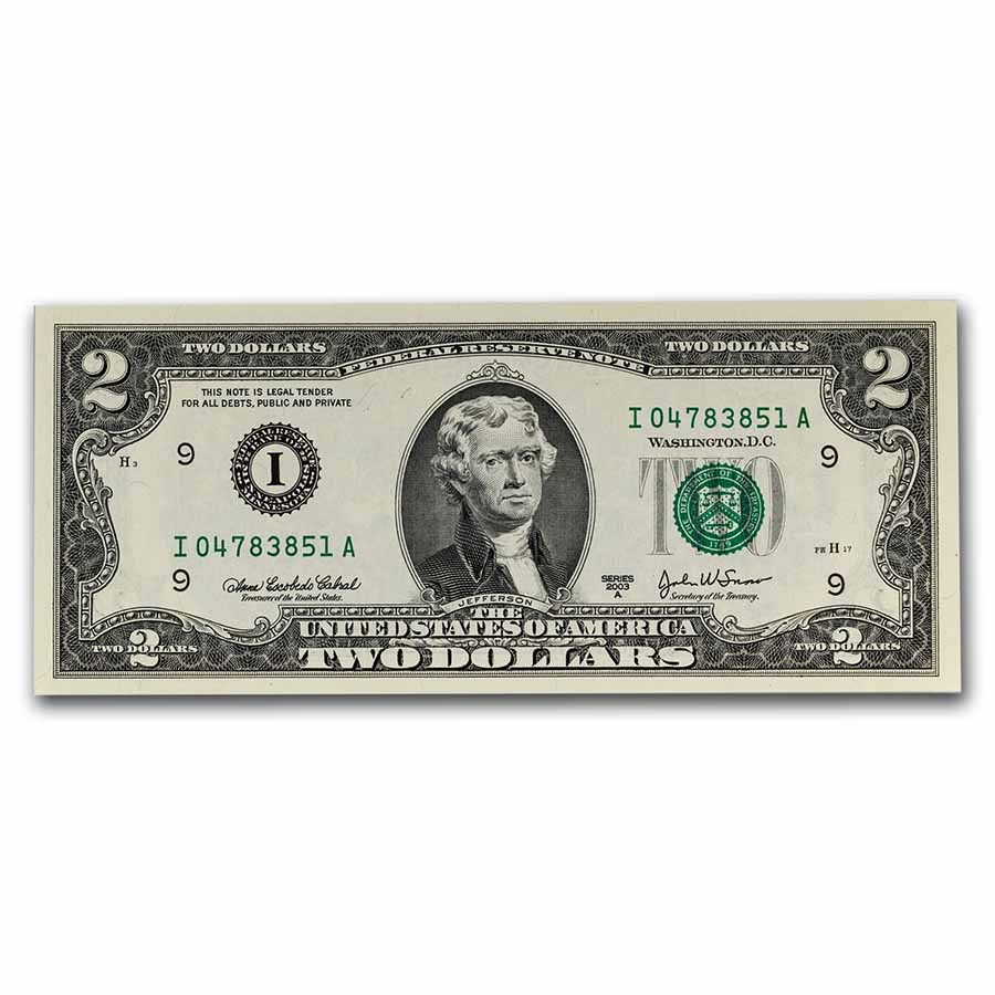 2003-A (I-Minneapolis) $2.00 FRN CU (Fr#1938-I)