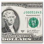 2003-A (J-Kansas City) $2.00 FRN CU (Fr#1938-J)