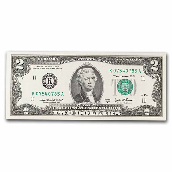 2003-A (K-Dallas) $2.00 FRN CU (Fr#1938-K)
