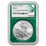 2003 American Silver Eagle MS-69 NGC (Green Holder)
