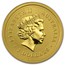 2003 Australia 1/20 oz Gold Lunar Goat BU (Series I)