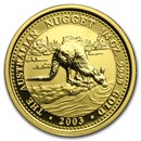 2003 Australia 1/4 oz Gold Nugget BU