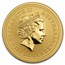 2003 Australia 1 oz Gold Lunar Goat BU (Series I)