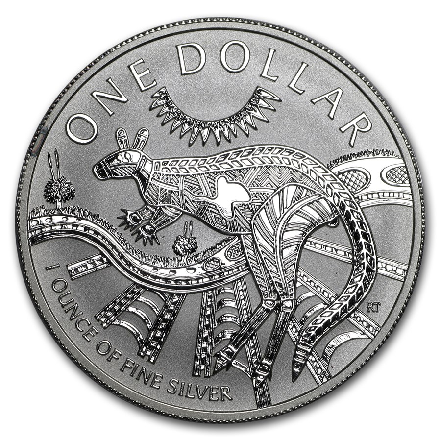 2003 Australia 1 oz Silver Kangaroo (In Capsule)