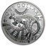 2003 Australia 1 oz Silver Kangaroo (In Display Card)