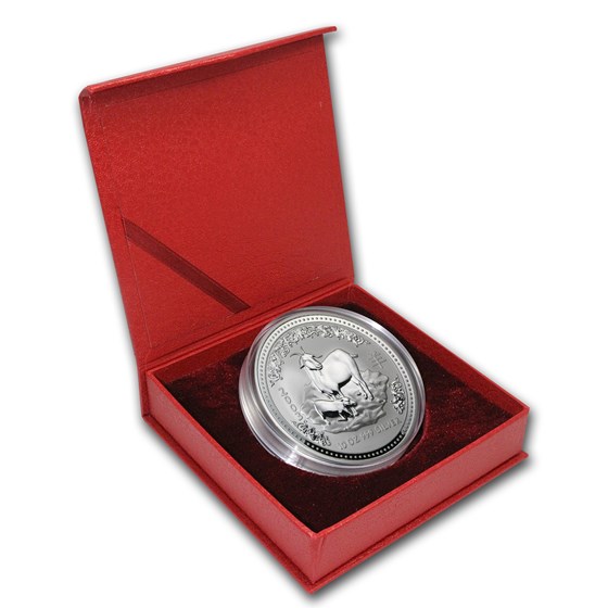 2003 Australia 10 oz Silver Year of the Goat BU (w/Red box) 2003 Australia 10 oz Silver Year of the Goat BU (w/Red box)
