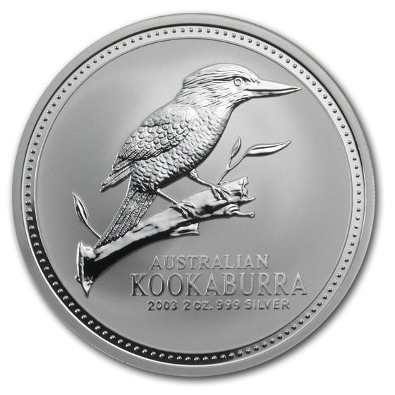 2003 Australia 2 oz Silver Kookaburra BU 2003 Australia 2 oz Silver Kookaburra BU