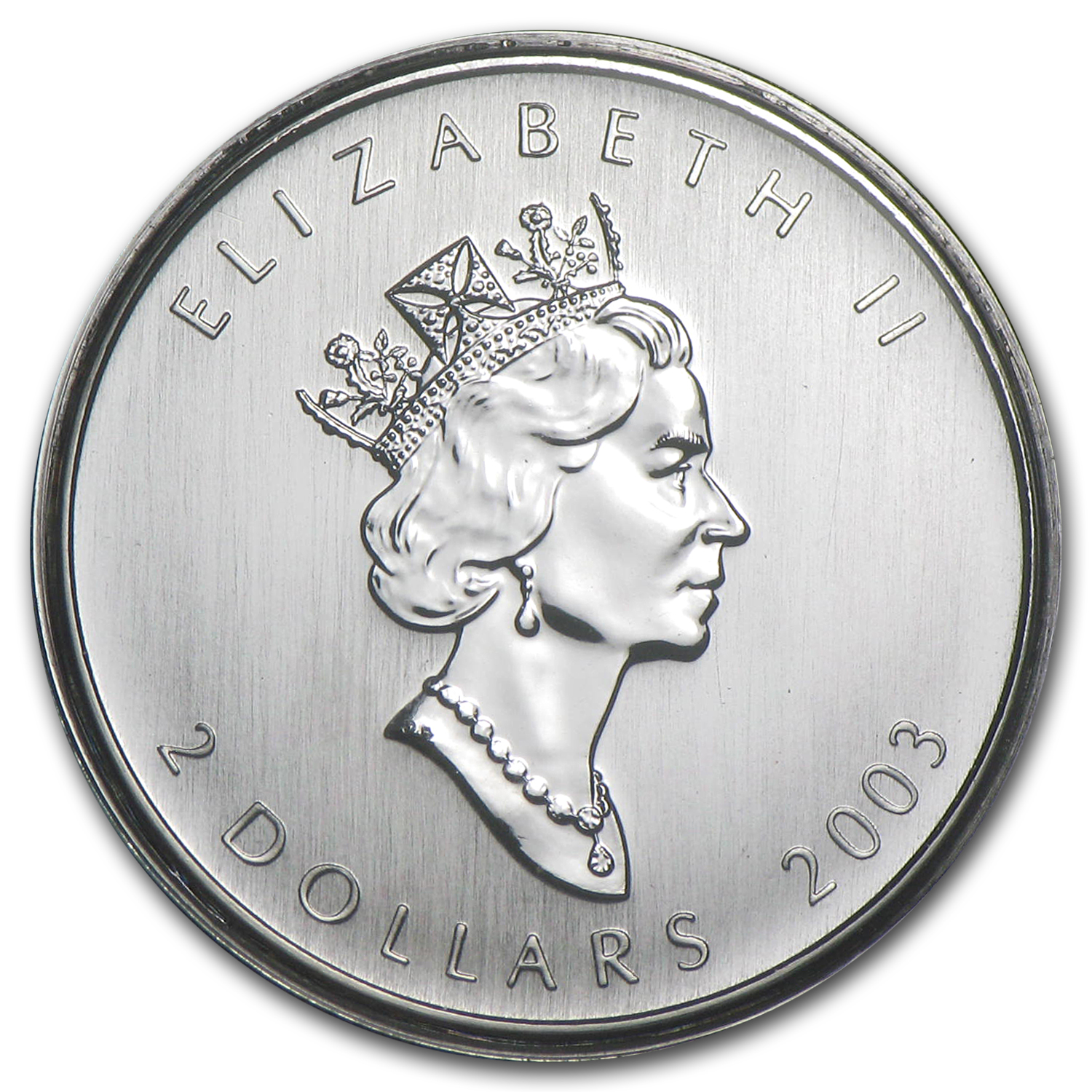 Buy 2003 Canadian 1/10 oz Silver $2 Maple Leaf (Hologram) | APMEX