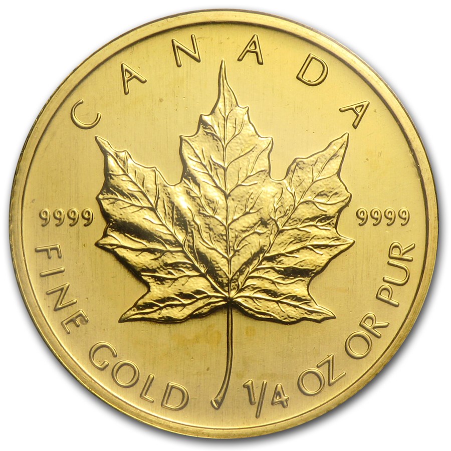 2003 Canada 1/4 oz Gold Maple Leaf BU