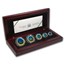 2003 Canada 5-Coin Silver Maple Leaf Set (Hologram)