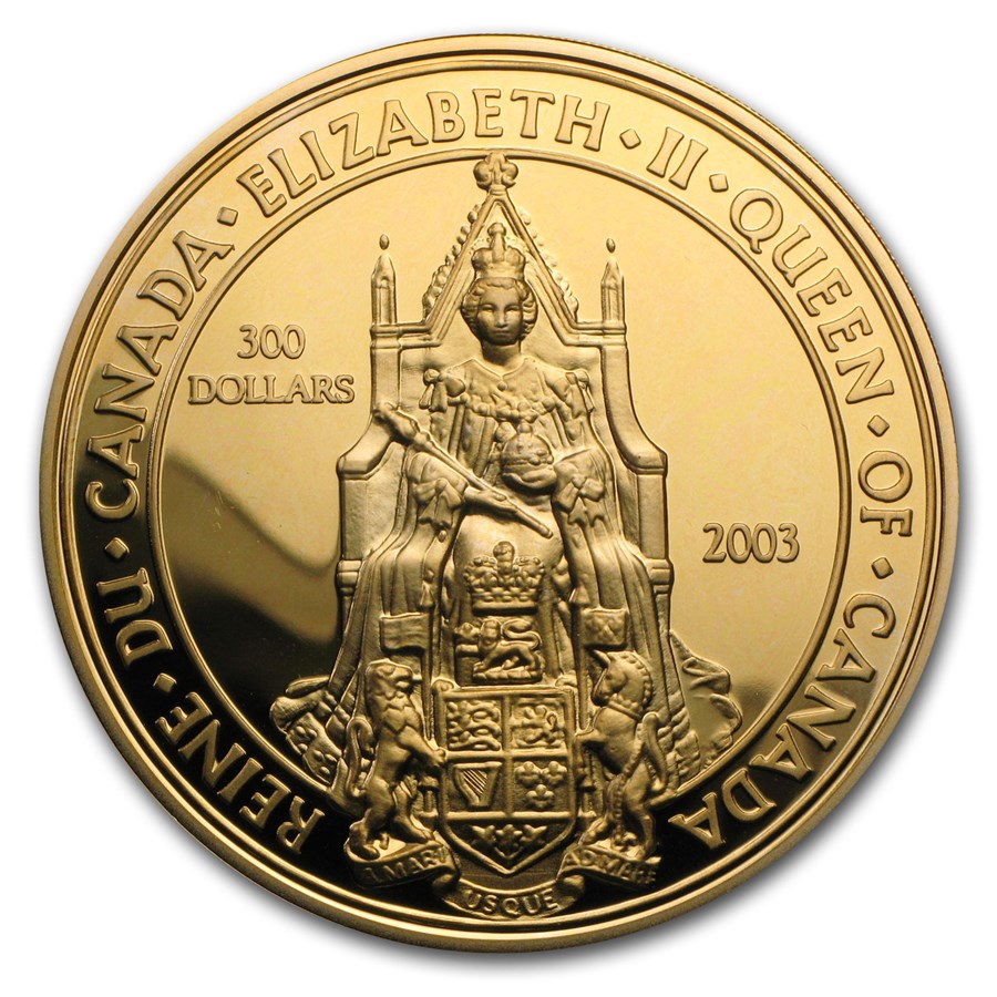 2003 Canada Proof Gold $300 Great Seal of Canada