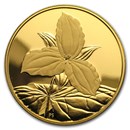 2003 Canada Proof Gold $350 Pure White Trillium .99999 Proof