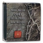 2003 Canada Silver Dollar Proof (Cobalt Mining Centennial w/OGP)