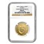 2003 China 1/2 oz Gold Panda Mirrored Bamboo MS-69 NGC