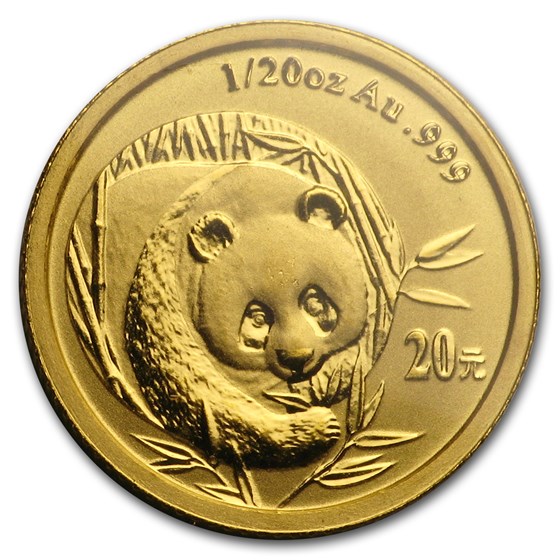 2003 China 1/20 oz Gold Panda Mirror BU (Sealed) 2003 China 1/20 oz Gold Panda Mirror BU (Sealed)