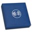 2003 China 1 oz Silver Fan Year of the Goat (w/Box & COA)