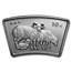 2003 China 1 oz Silver Fan Year of the Goat (w/Box & COA)