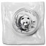 2003 China 1 oz Silver Panda BU (Frosted Bamboo, Sealed)