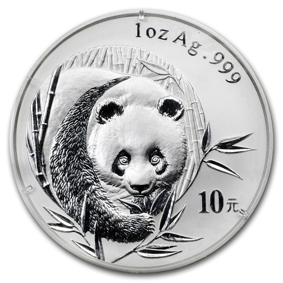 2003 China 1 oz Silver Panda BU (Frosted Bamboo, Sealed) 2003 China 1 oz Silver Panda BU (Frosted Bamboo, Sealed)