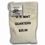 2003-D Arkansas State Quarter $25 Sealed Mint Bag BU