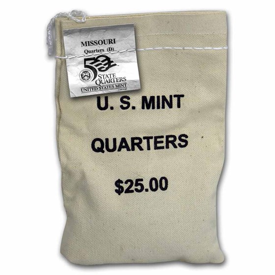 2003-D Missouri State Quarter $25 Sealed Mint Bag BU 2003-D Missouri State Quarter $25 Sealed Mint Bag BU