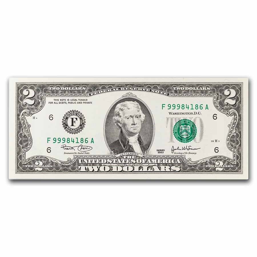 2003 (F-Atlanta) $2.00 FRN CU (Fr#1937-F)