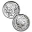 2003 GB 4-Coin Silver Britannia Proof Set (w/Box & COA)