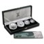 2003 GB 4-Coin Silver Britannia Proof Set (w/Box & COA)