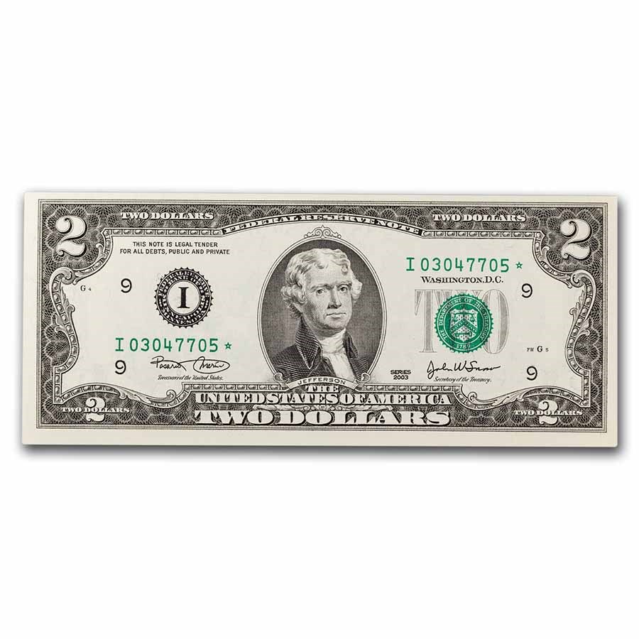 2003* (I-Minneapolis) $2.00 FRN CU (Fr#1937-I) Star Note!
