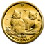 2003 Isle of Man 1/10 oz Gold Balinese Kittens Cat BU