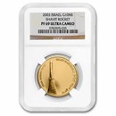 2003 Israel 1/2 oz Gold 10 Sheqalim Space Program PF-69 NGC 2003 Israel 1/2 oz Gold 10 Sheqalim Space Program PF-69 NGC