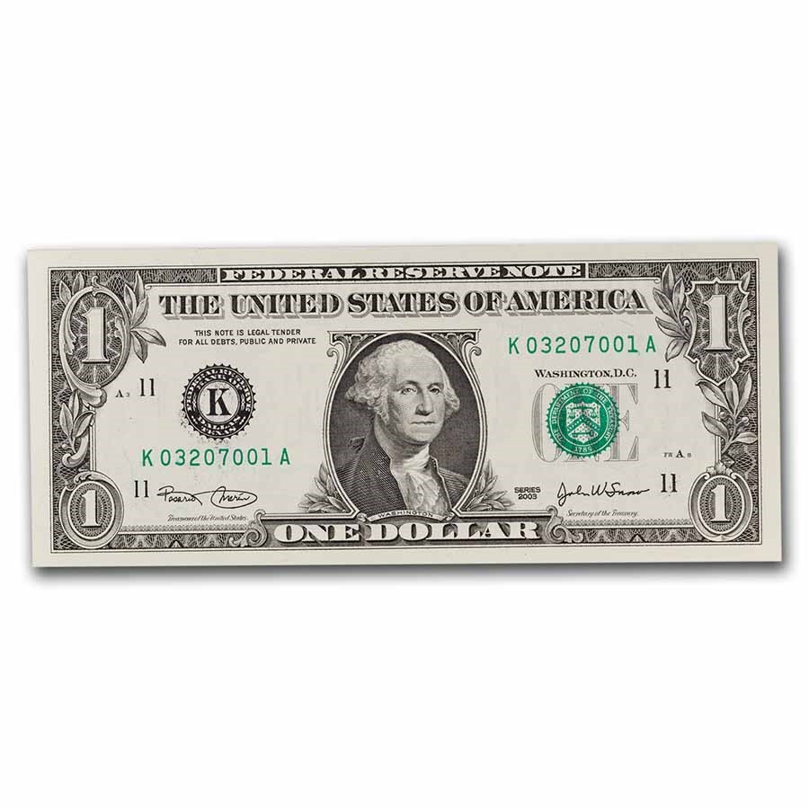 2003 (K-Dallas) $1.00 FRN CU (Fr#1929-K)