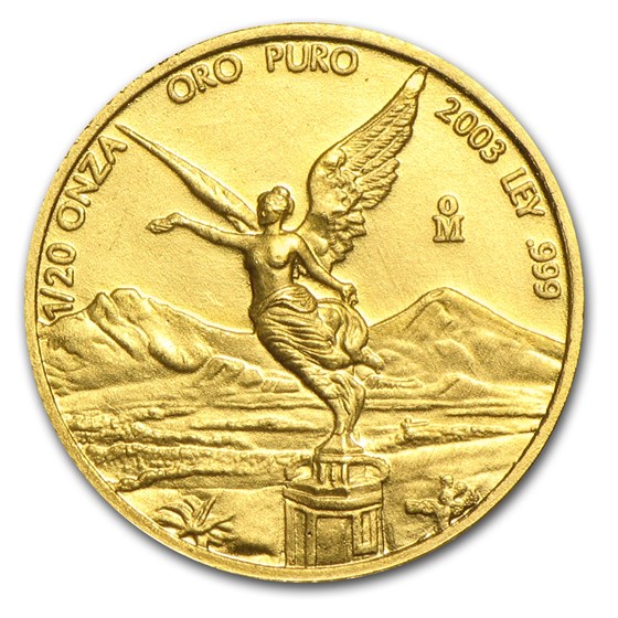 2003 Mexico 1/20 oz Gold Libertad BU 2003 Mexico 1/20 oz Gold Libertad BU