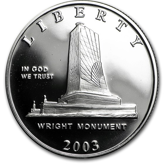 2003-P 1st Flight Centennial 1/2 Dollar Clad Proof (Box & COA) 2003-P 1st Flight Centennial 1/2 Dollar Clad Proof (Box & COA)