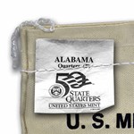 2003-P Alabama Quarter $25 Sealed Mint Bag BU