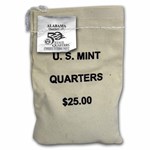2003-P Alabama Quarter $25 Sealed Mint Bag BU