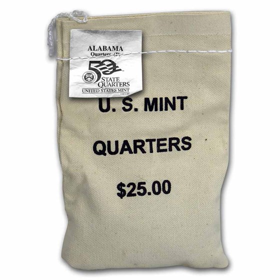 2003-P Alabama Quarter $25 Sealed Mint Bag BU 2003-P Alabama Quarter $25 Sealed Mint Bag BU