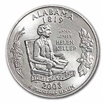 2003-P Alabama Statehood Quarter 40-Coin Roll BU