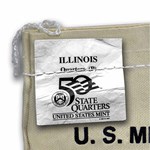 2003-P Illinois Statehood Quarter $25 Sealed Mint Bag