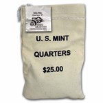 2003-P Maine State Quarter $25 Sealed Mint Bag BU