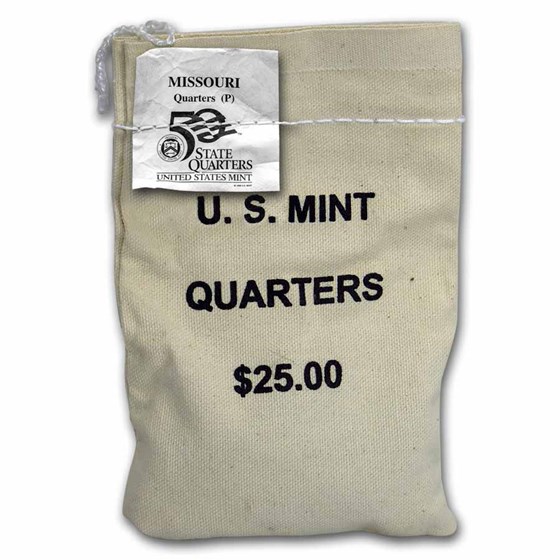 2003-P Missouri State Quarter $25 Sealed Mint Bag BU 2003-P Missouri State Quarter $25 Sealed Mint Bag BU