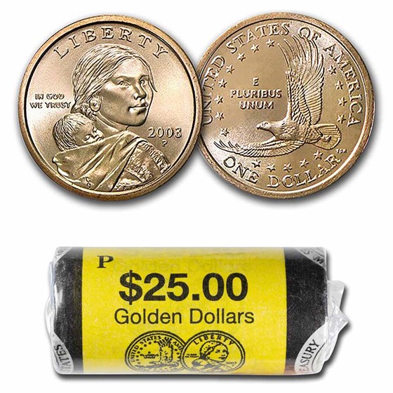 2003-P Sacagawea Dollar (25-Coin Roll) 2003-P Sacagawea Dollar (25-Coin Roll)