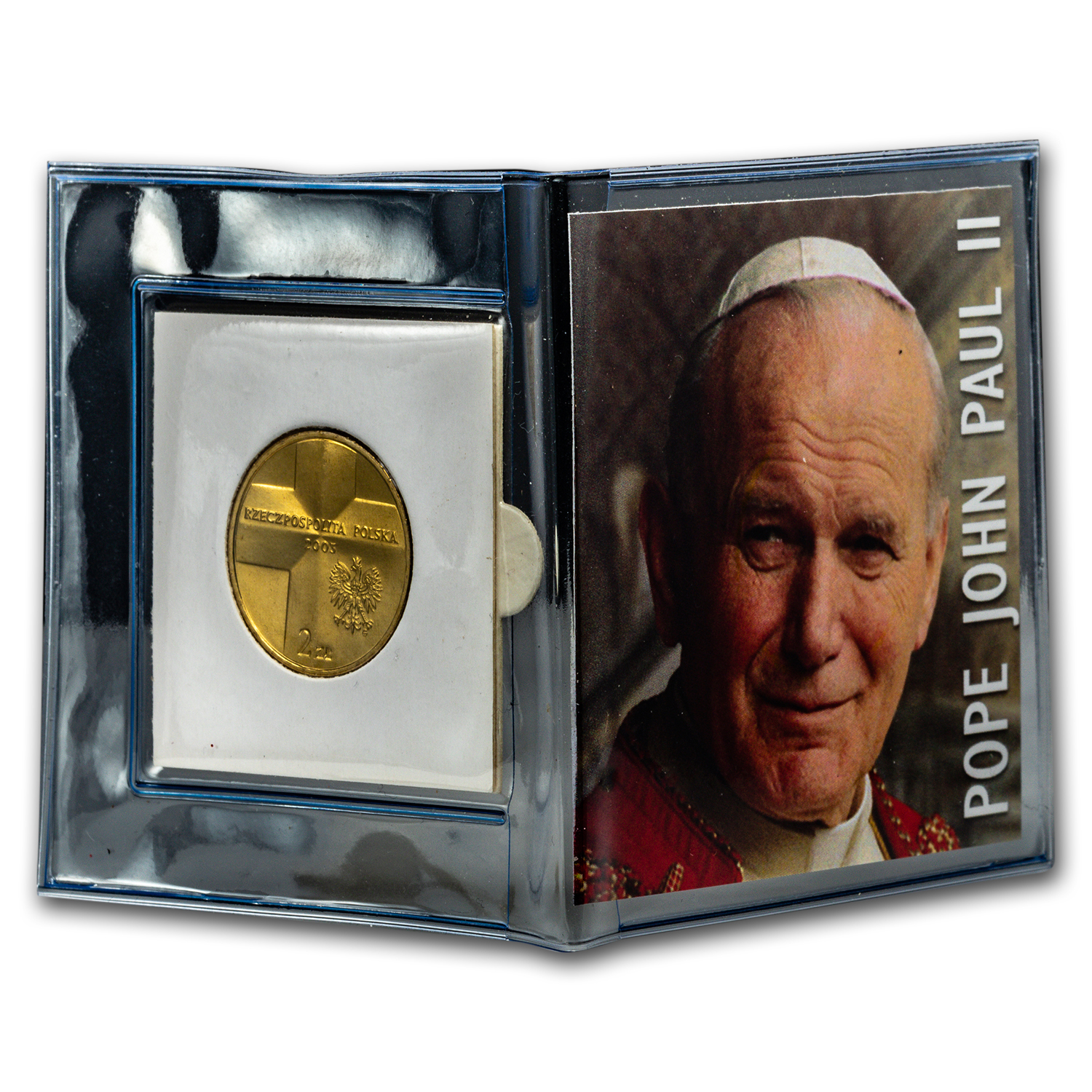Pope John Paul II 2 Canonization 2014 $10 Silver Proof Coin Royal Canada Mint 