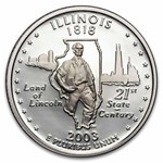 2003-S Illinois State Quarter Gem Proof 40-Coin Roll (Silver)