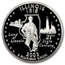 2003-S Illinois State Quarter Gem Proof (Silver)