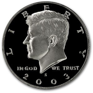 2003-S Kennedy Half Dollar Gem Proof