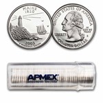 2003-S Maine State Quarter Gem Proof 40-Coin Roll (Silver)