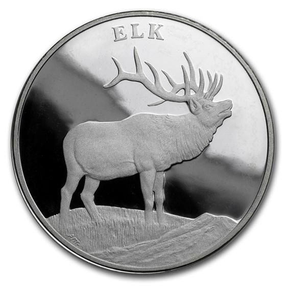 2003 Silver National Wildlife Refuge System Elk Medal Proof 2003 Silver National Wildlife Refuge System Elk Medal Proof